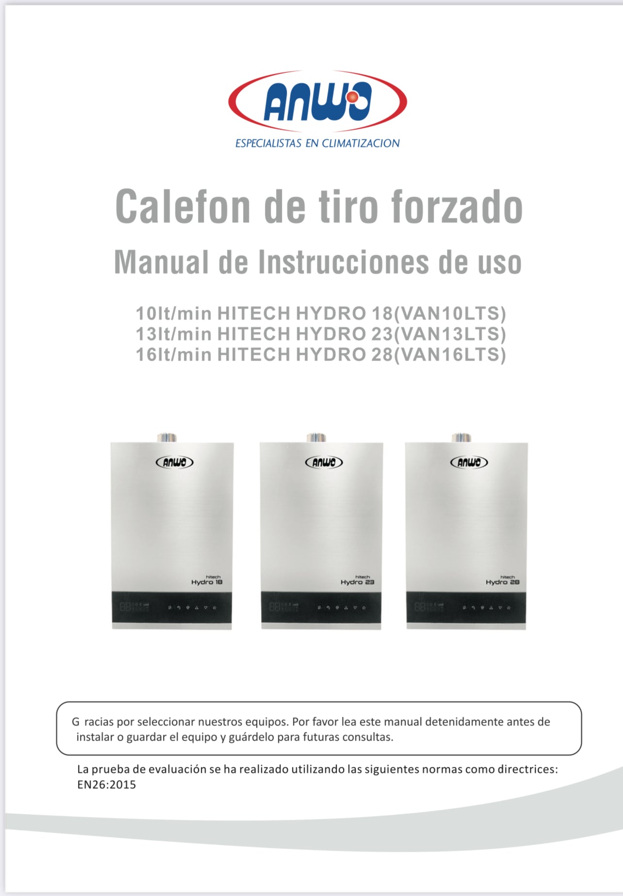 Reparación de Calefont Anwo