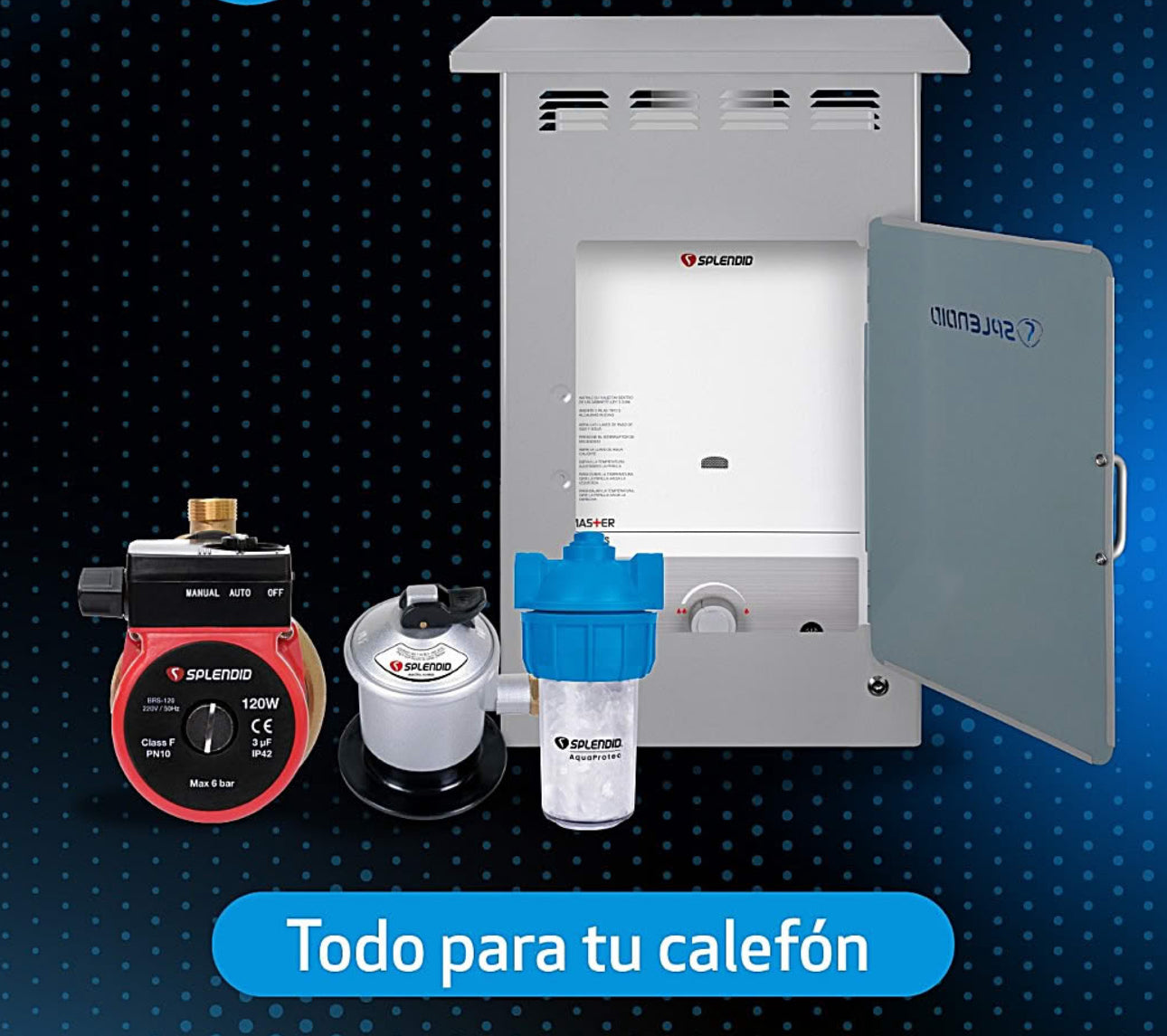 Calefont Rheem 14 litros Tiro Forzado (con Instalación incluida)Gas Natural