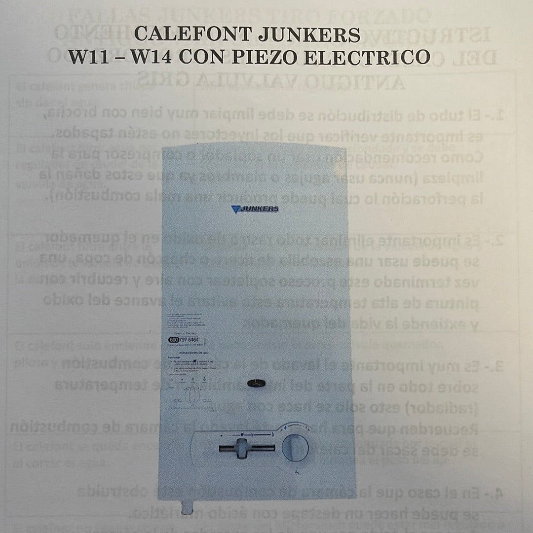 Reparación de calefont Junkers