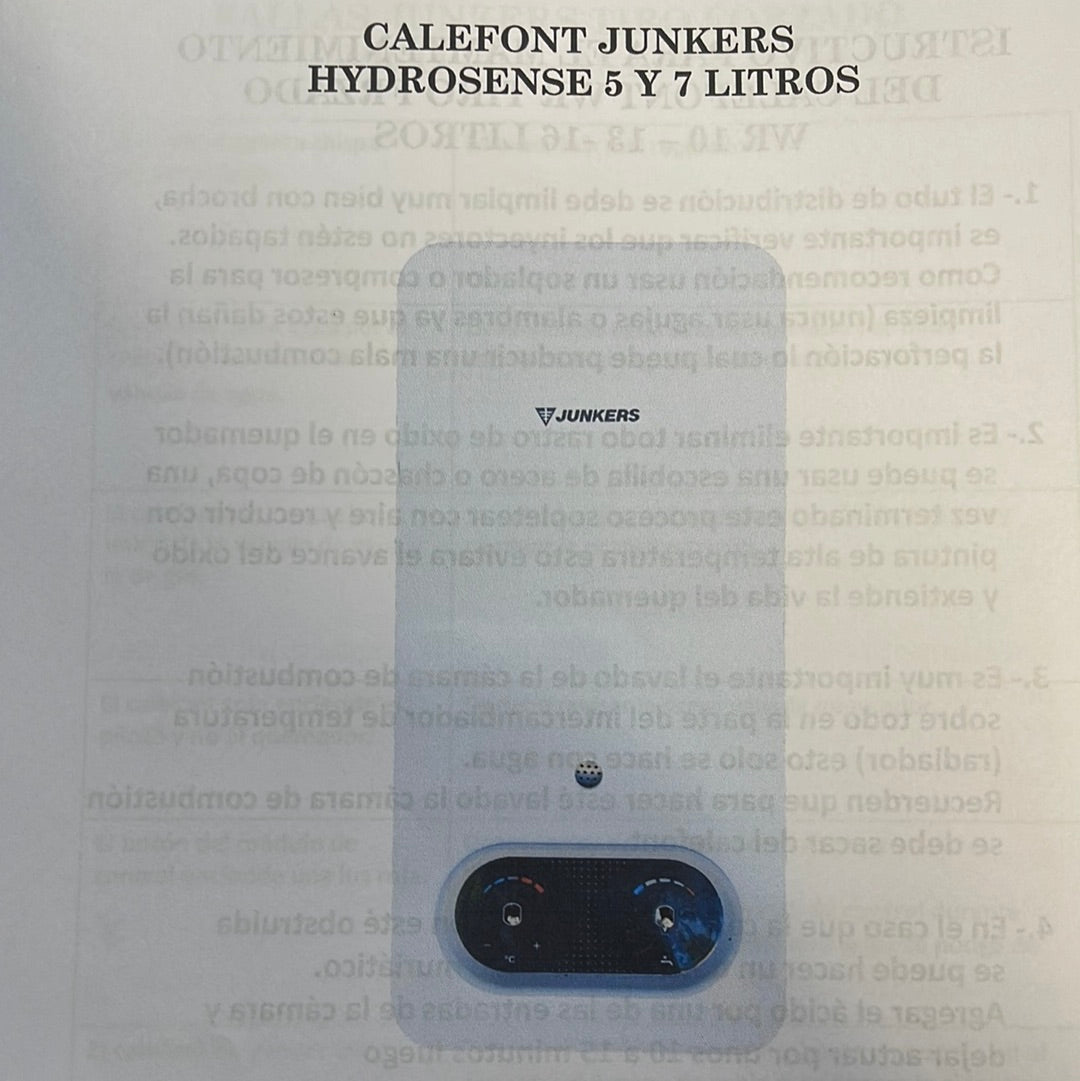 Reparación de calefont Junkers