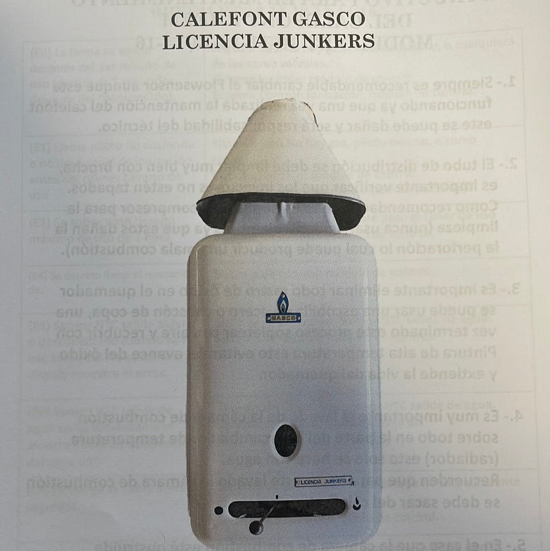 Reparación de calefont Junkers