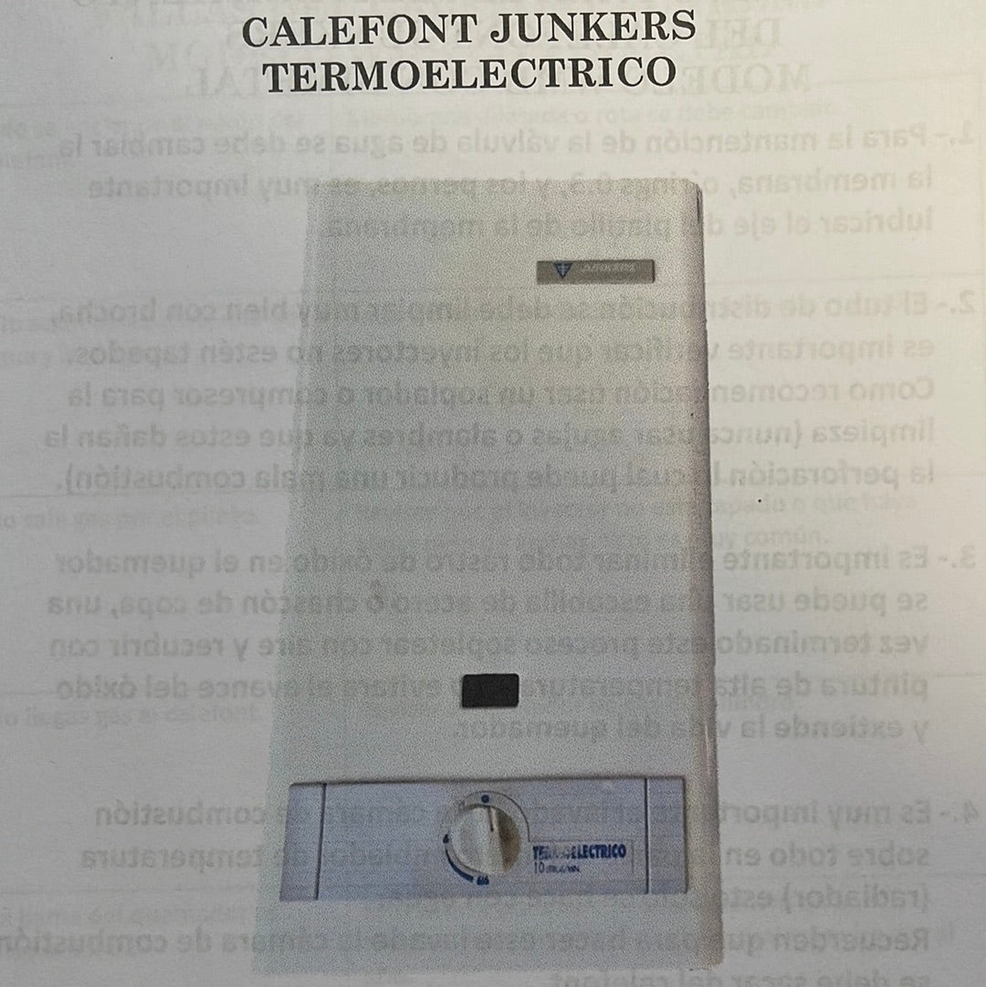 Reparación de calefont Junkers