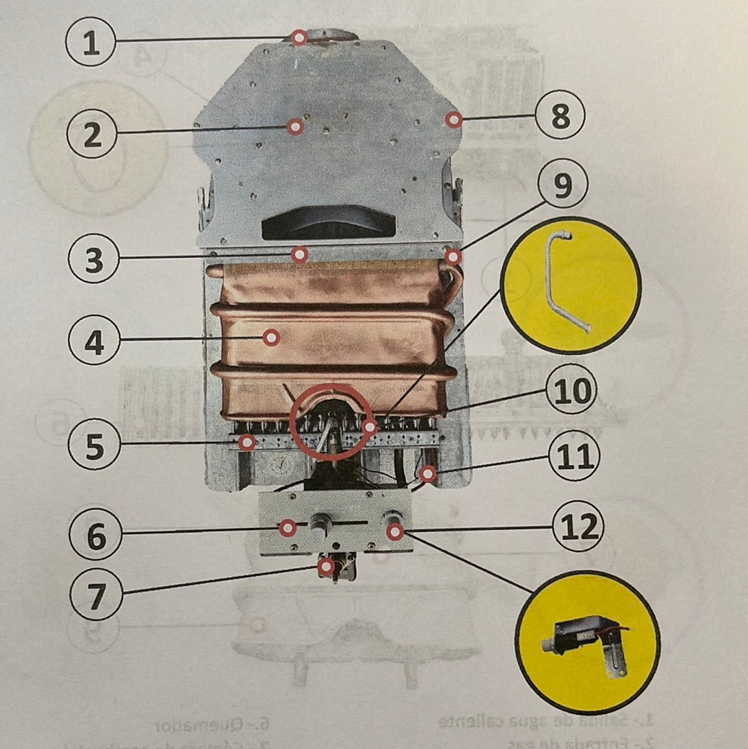 Reparación de calefont Junkers