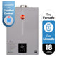 Calefont Rheem 18 litros Tiro Forzado (con Instalación incluida)Gas Licuado