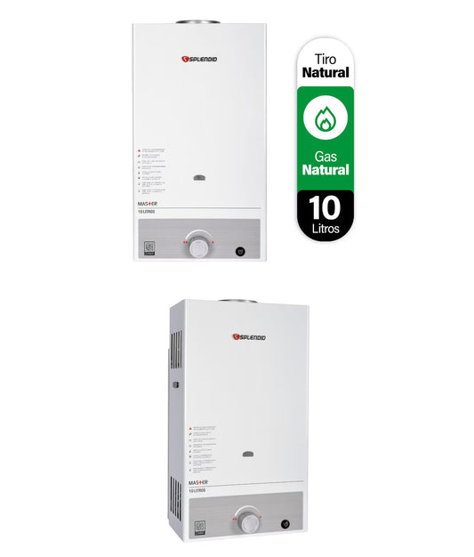 Calefont Splendid Master 10 litros tiro natural (con Instalación incluida) Gas Natural