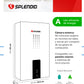 Calefont Splendid Templatech 10 litros tiro forzado Cámara Estanca (con Instalación incluida)Gas Licuado