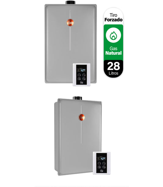 Calefont Rheem 28 litros Tiro Forzado (con Instalación incluida)Gas Natural