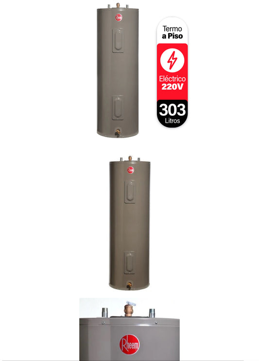 Termo Eléctrico de Piso Rheem 303 litros 220V ( con Instalación incluida)