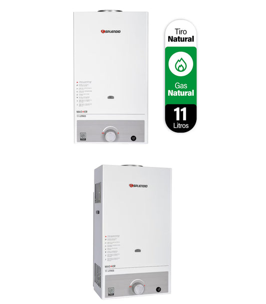 Calefont Splendid 11 litros tiro natural (con Instalación incluida) Gas Natural