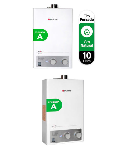 Calefont Splendid Master 10 litros tiro forzado (con Instalación incluida)Gas natural