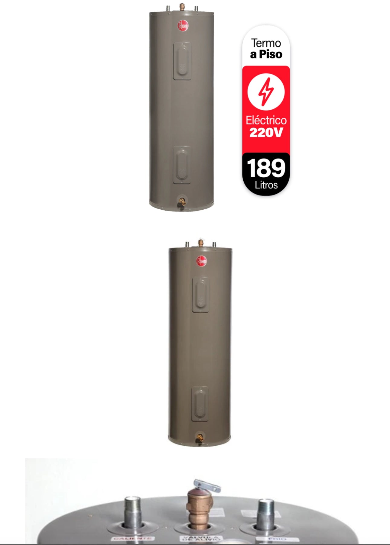 Termo Eléctrico de Piso Rheem 189 litros 220V (con Instalación incluida)