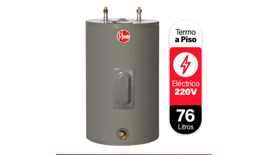 Termo Eléctrico de Piso Rheem 76 litros 220 V (con Instalación incluida)