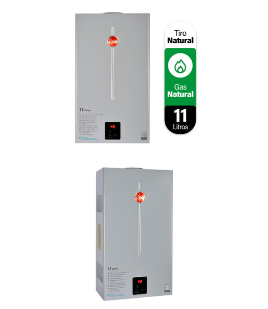 Calefont Rheem 11 litros tiro natural (con Instalación incluida) Gas Natural